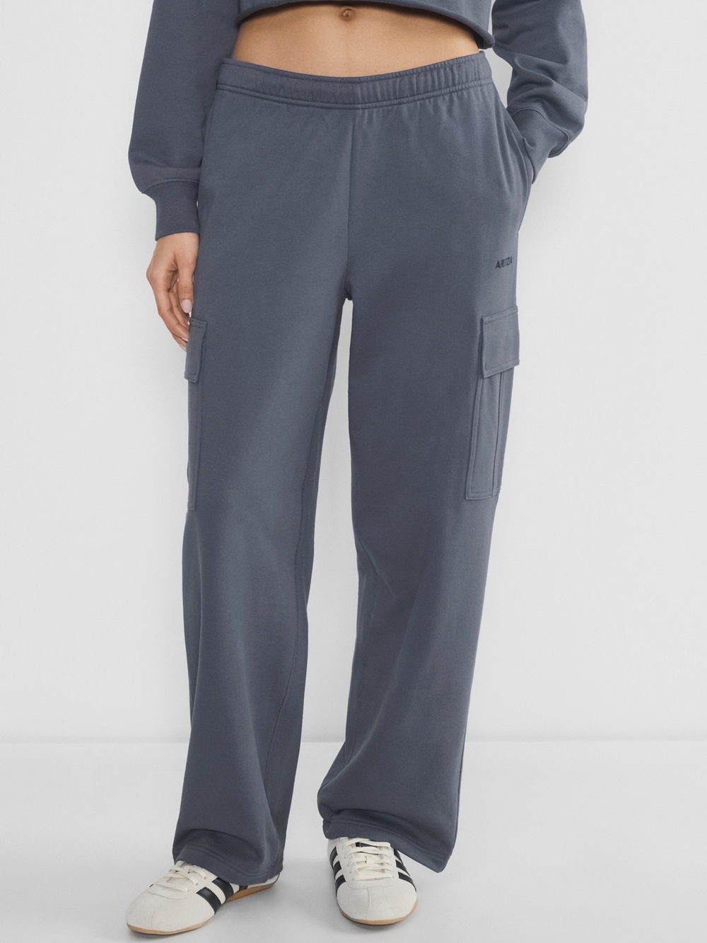 ARITZIA Terry Sweatfleece Mega Cargo™ Sweatpant in Vintagw Navy XS